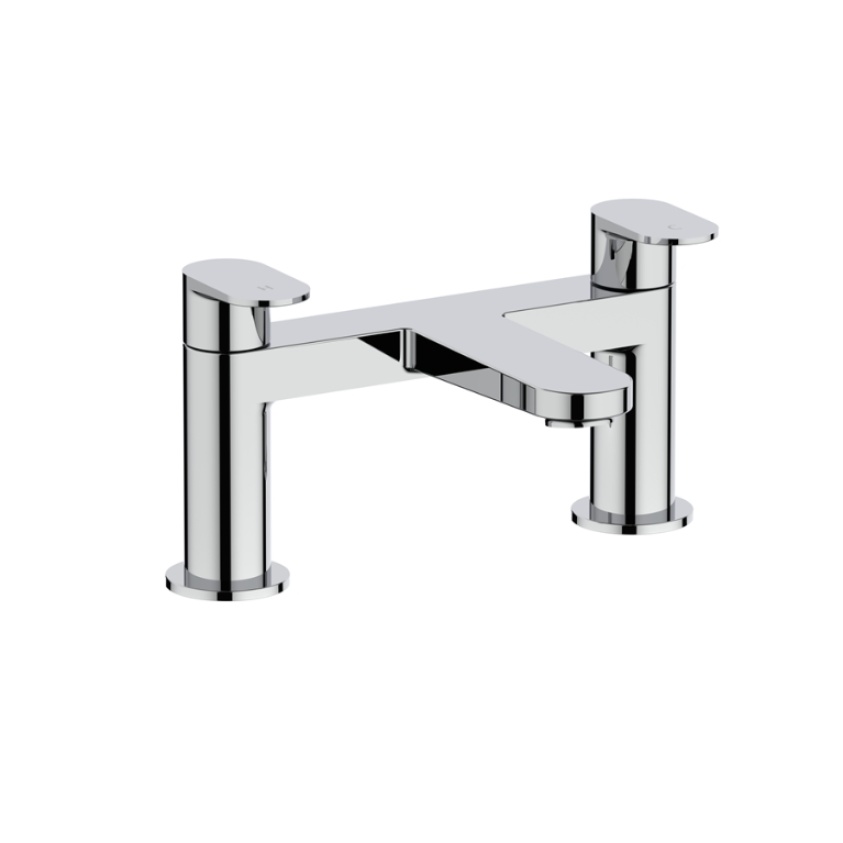 Product Cut out image of the Crosswater Drift Chrome Bath Filler